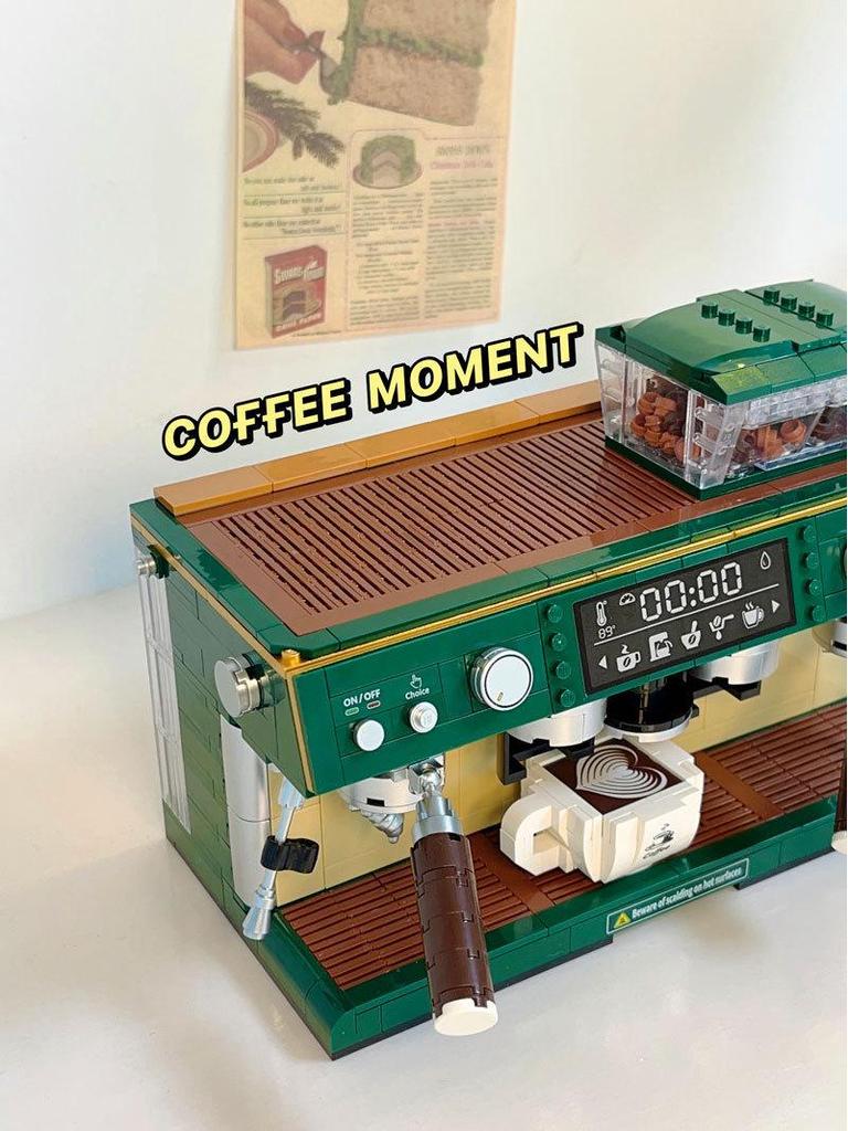 Набор строительных блоков «Ретро кофемашина», совместимый с LEGO, креативная игрушка для детей 7-14 лет