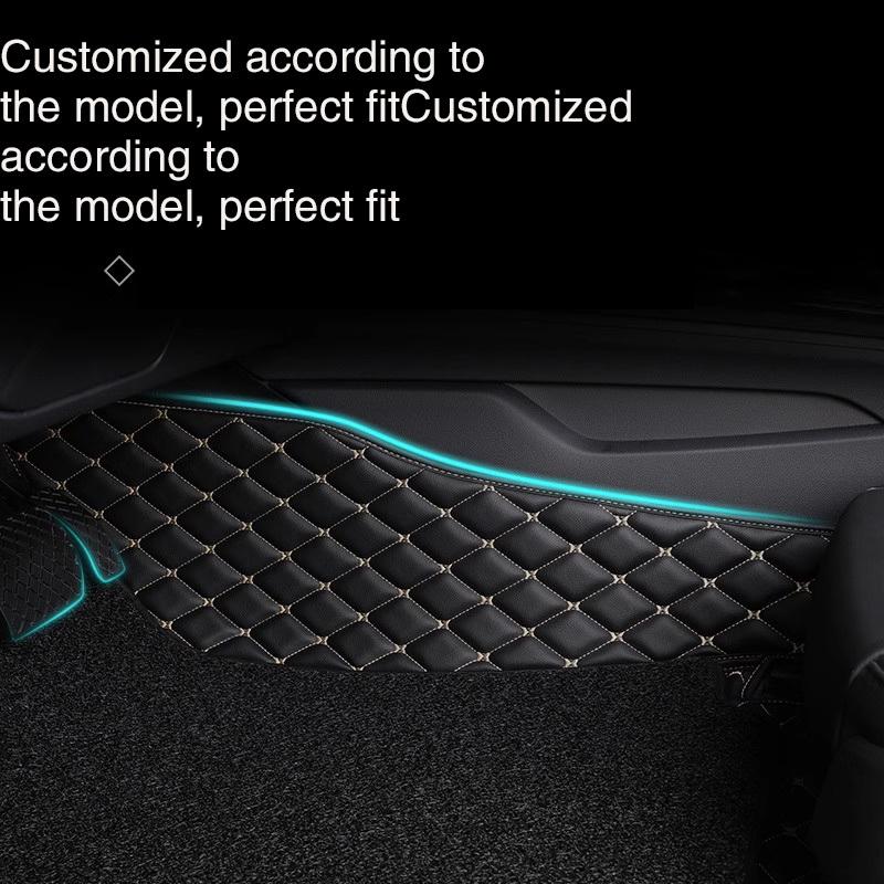 Для BMW E65 E66 E67 F01 F02 F03 F04 G11 G12 7ER 2000- Автомобильные коврики Специальный кожаный ковер Автоаксессуары
