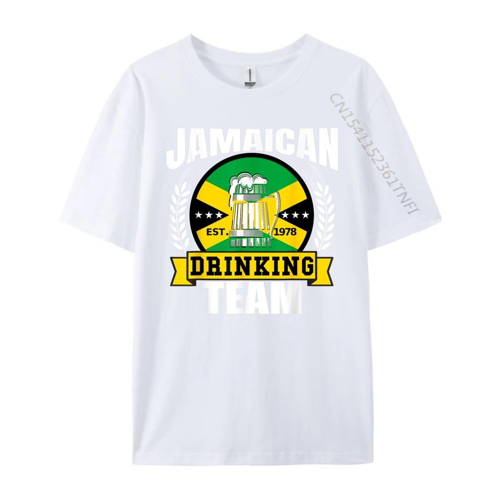 Jamaican Drinking Team Funny Jamaica Flag Beer Party Gift Mens Korean Fashion Moderate elasticity Luxury Clothes Men Hip Hop