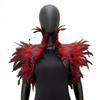Punk Feather Shawl Natural Feather Fake Collar Luxury Feather Shoulder Cape  Cosplay