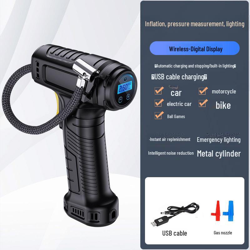 Wireless High-Pressure Electric Car Tire Air Pump