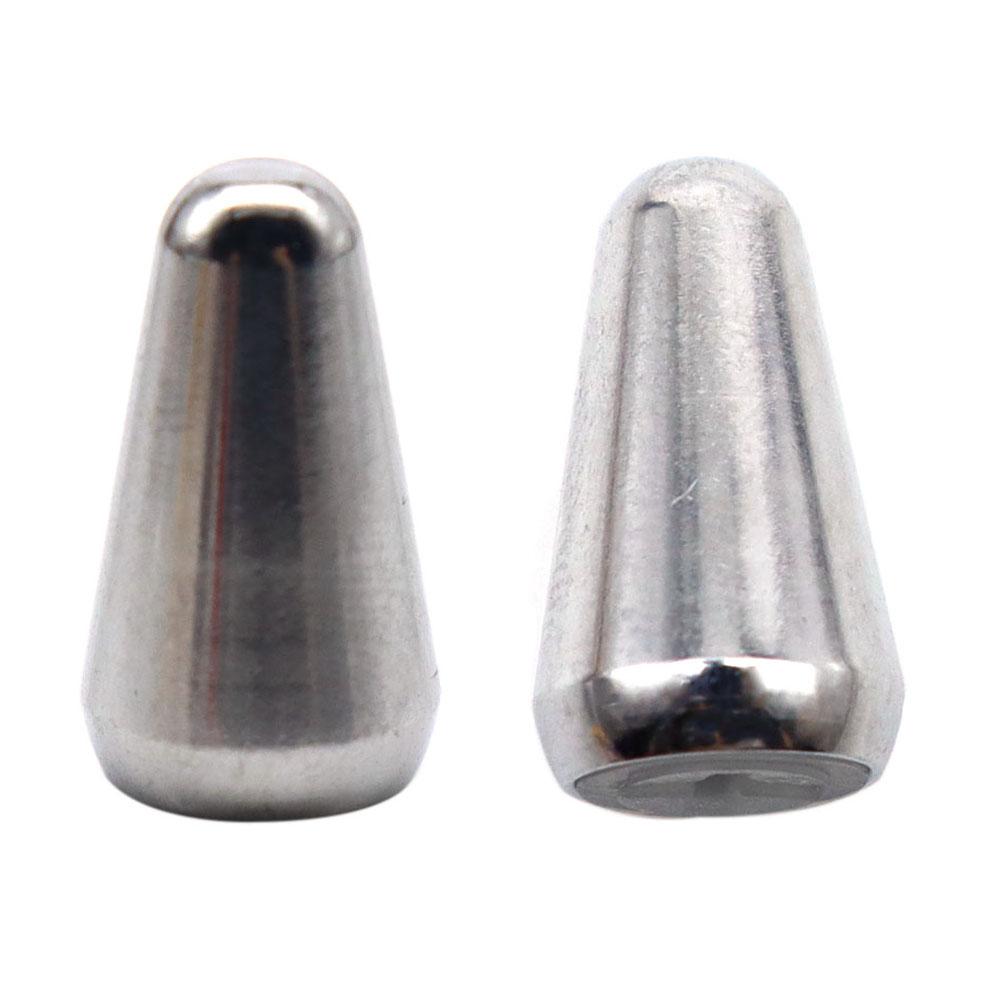 1pcs/2pcs Brass Guitar Switch Cap Metal Toggle Switch Tip Embedded Cross Core Expandable Hole for ST TL Guitar Accessories