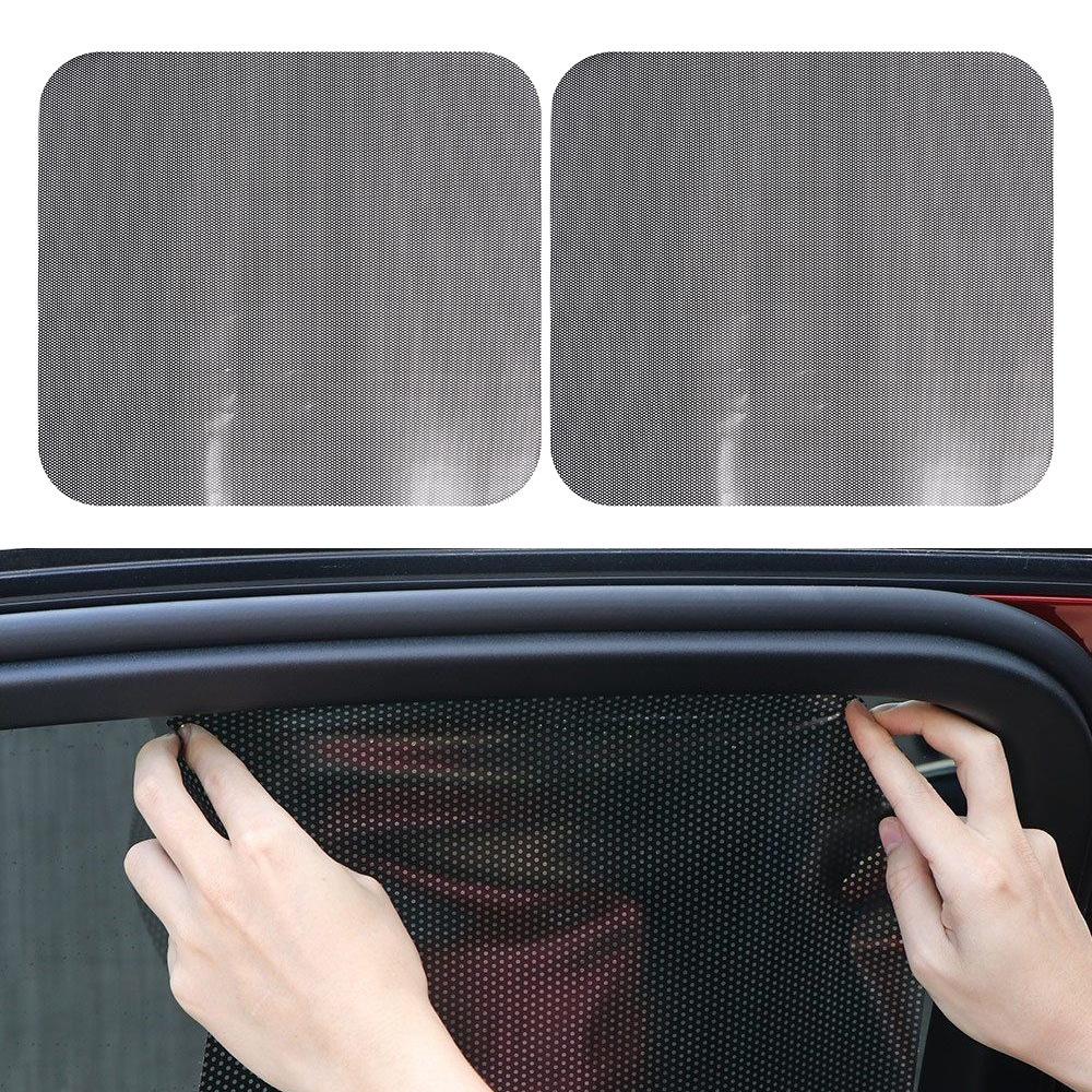 1Pairs Car Side Window Sun Shade Film PVC Electrostatic Sticker Sunscreen Summer Anti-UV Anti-Glare Cuttable Sun Protection Film
