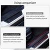 Car Door Threshold Protection, 4PCS Door Edge Step Dust Shield Cover, Car/SUV Universal Rubber Scratch Resistant Exterior Accessories