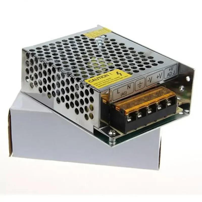 Импульсный источник питания постоянного тока 12 В 1A 2A 5A 10A 15A 20A 25A 30A Трансформаторный адаптер питания для светодиодной ленты