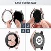 Стекло+чехол для Samsung Galaxy Watch 4 44 мм 40 мм аксессуары ПК универсальный противоударный бампер чехол+защита экрана чехол Galaxy Watch 5