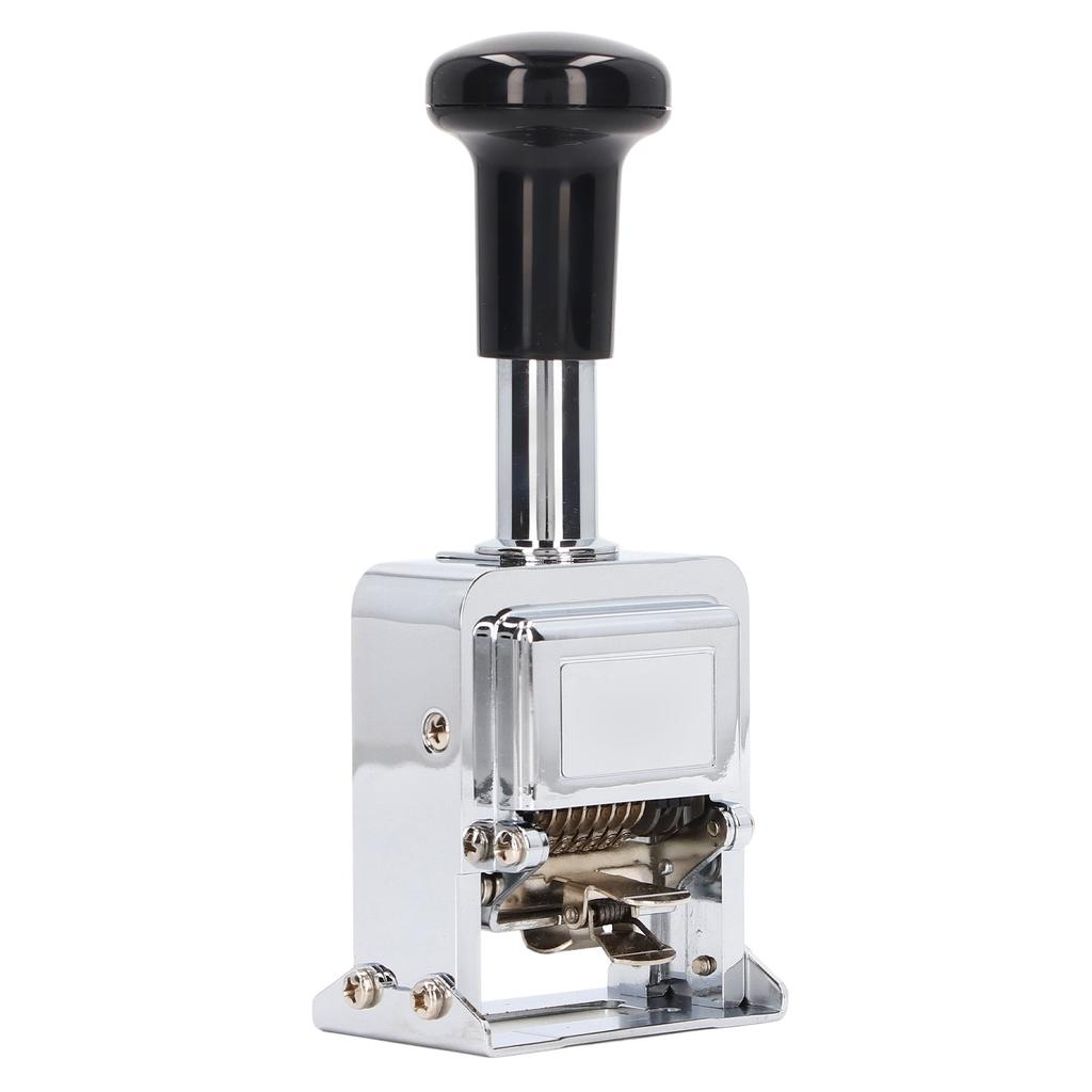 Number Stamp 8 Digit Handle Design Self Inking Automatic Numbering Stamp for Banking Medicine