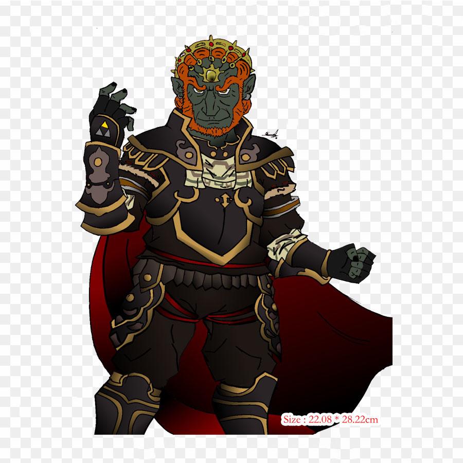 Ganon The Legend Of Twilight Princess Iron On Heat Transfer Printing Vinyl Patches Sticker for Clothes DIY Appliques Washable Patches