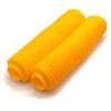 Universal Front Fork Boots of with Shock Absorber and Dust Covers for Motocross and Compatible with S-NET (Set 2) Touring, SN-381-FF (D-Type Yellow)