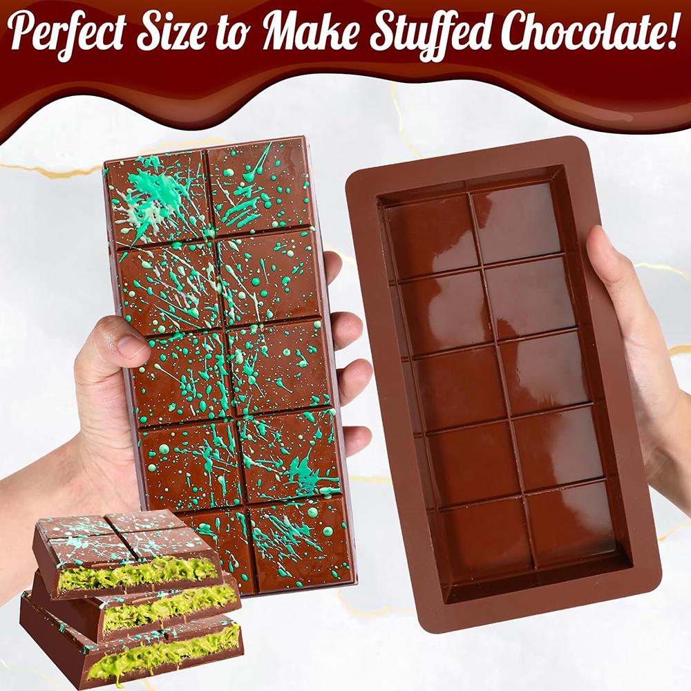 Дубайские силиконовые формы для шоколада с 10 ячейками для шоколада, сладостей