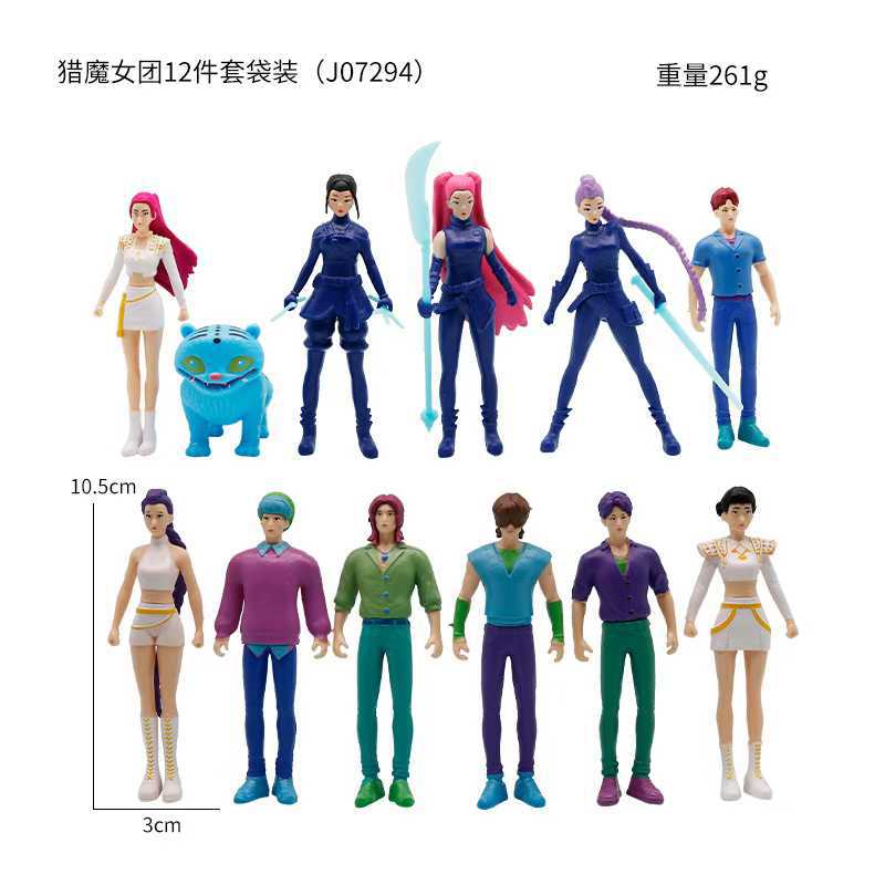 2026 NEW Anime KPop Devil Hunter Doll Vinyl Toy Rumi Mira Zoi Character Vinyl Mask Blind Box Ornament Toy Christmas Gift