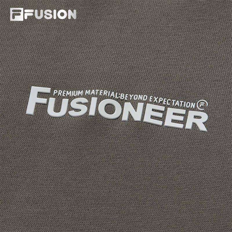 FILA FUSION 2025 Spring Pure Cotton Hooded Sweatshirt