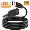USB 3.0 Удлинительный кабель Удлинитель Быстрое удлинение Провод для передачи данных 0,5/1/1,5/2/3 м для Smart TV XBox One SSD ПК Ноутбука