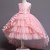 Children Girls Lace Princess Dress Elegant Trailing Birthday Dress Baby Girls Christmas Clothes