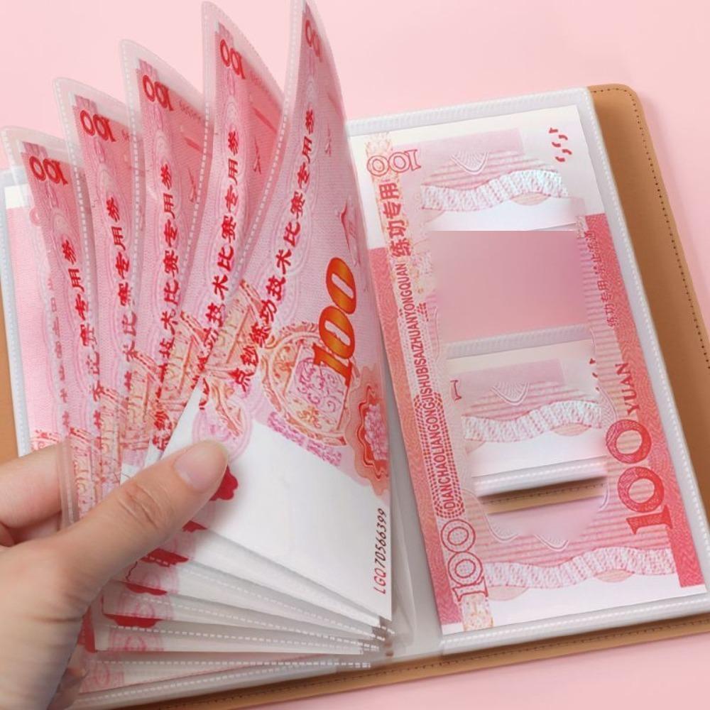 Soft PU 100 Envelopes Money Saving Challenge Waterproof Savings Challenges Sheets  Gift
