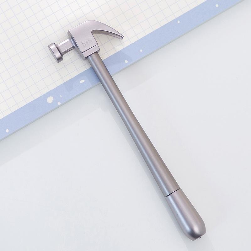 1 шт. металлические молотковые инструменты, канцелярские принадлежности, креативная гелевая ручка