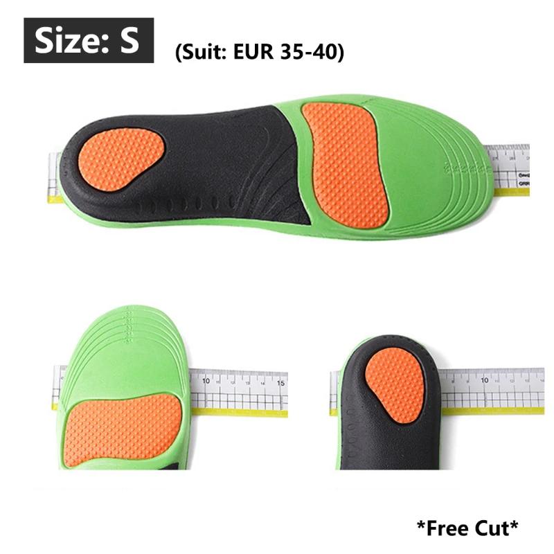 Fashion Premium Orthotic Insoles Orthopedic Flat Foot Health Sole for Shoes Inserts Arch Support Pad for Plantar Fasciitis Shoe Pad
