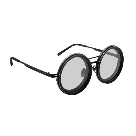 Солнцезащитные очки с регулируемым фильтром нейтральной плотности, 1-9 передач для комфорта, прозрачные поляризованные круглые очки с защитой от синего света