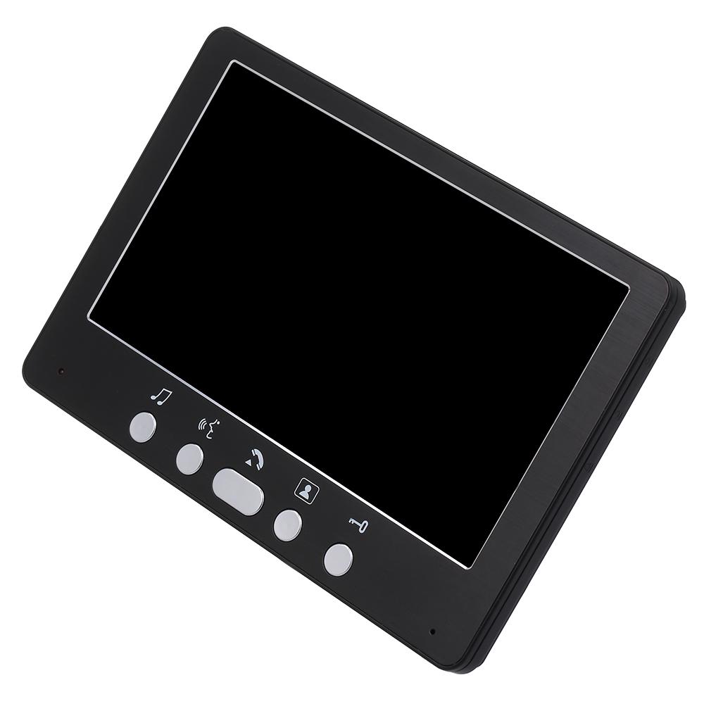 7 Inch Monitor HD Camera Video Door Phone Doorbell Intercom System IR Night Vision Wired Doorbell