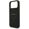 Guess Saffiano Classic Logo MagSafe Case for iPhone 17 Pro Max Black