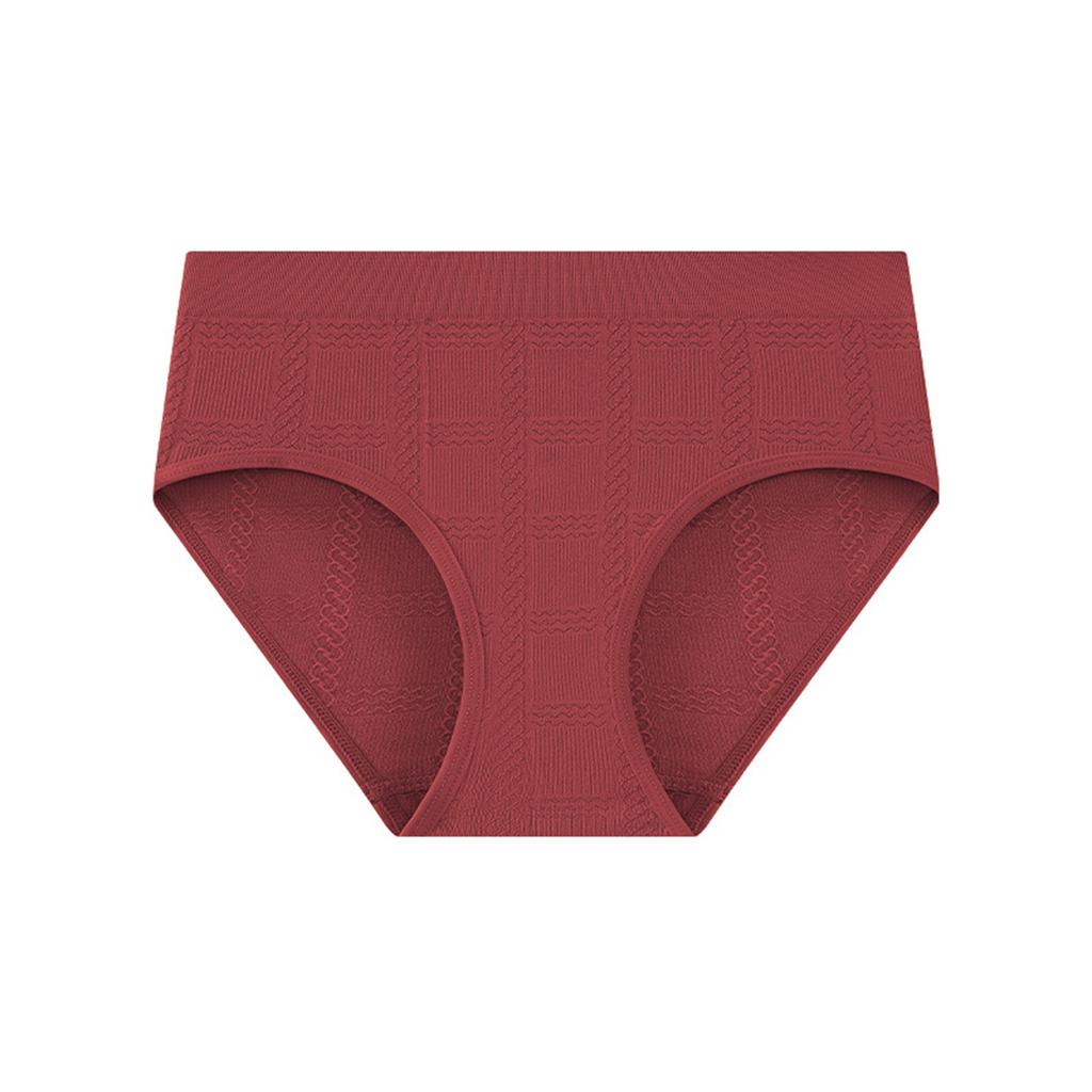 Women's Seamless Plus Size Women's Underwear Mid Waist Breathable Underwear