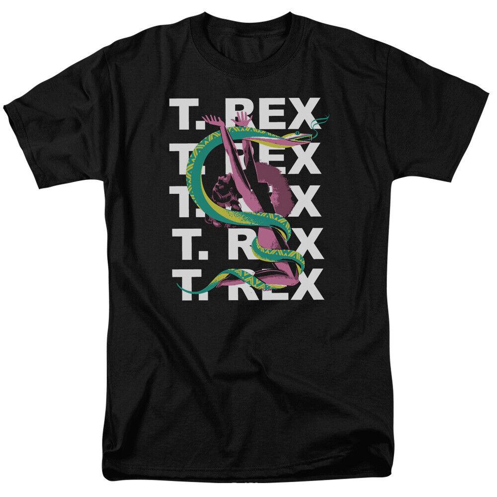 Футболка унисекс в стиле психоделического фолка T Rex Snake Rock N Roll