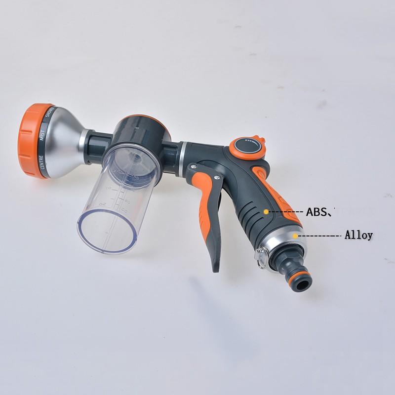 Новый пенный водяной пистолет, насадка для шланга, инструменты для чистки автомойки, садовый полив газона, ирригационный спринклер, пистолет-распылитель, садовый пистолет