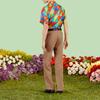 Gucci Рубашка с отложным воротником и принтом кроликов 723823-ZAL0S-4886