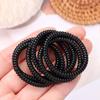 20pcs Women Girls Elastic Ponytail Holder Rubber Hair Ropes Telephone Wire