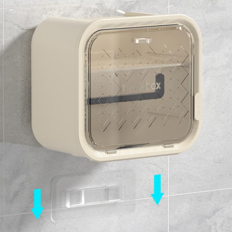 Ванная комната Коробка для бумажных полотенец Водонепроницаемая Коробка-ящик для туалетной бумаги Держатель для рулонной туалетной бумаги Настенный