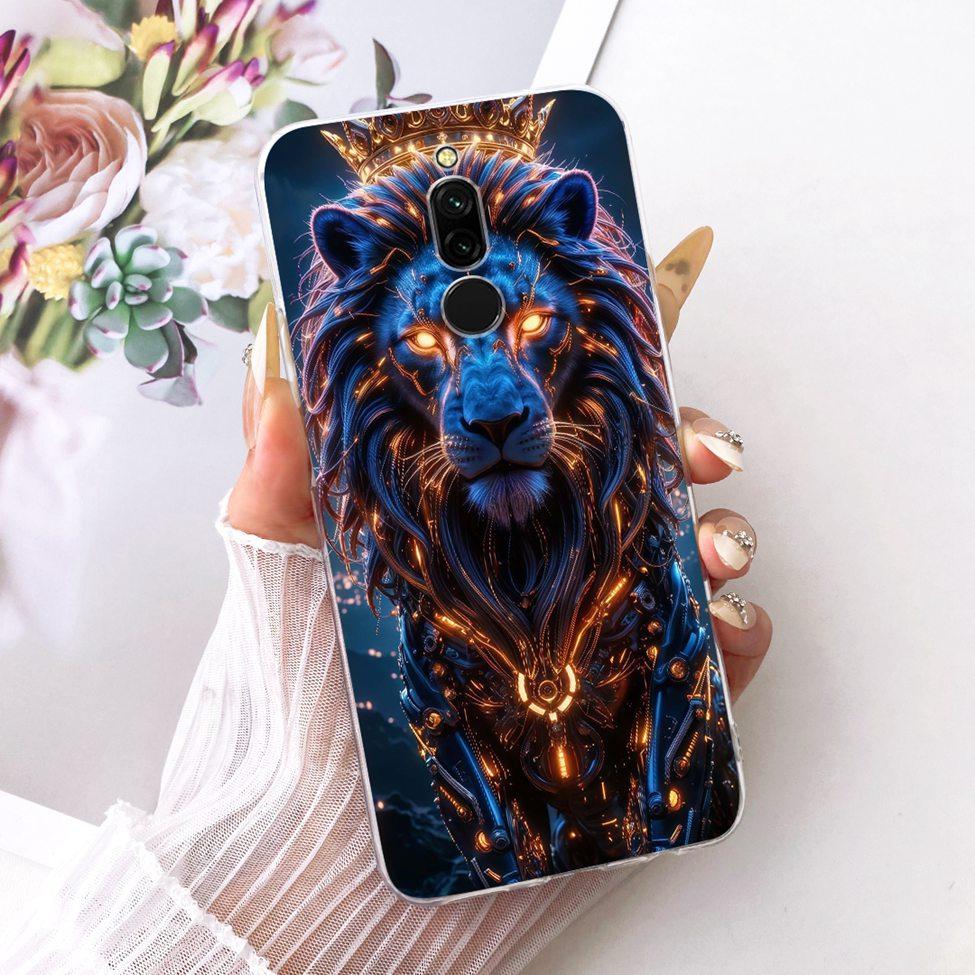 Прозрачный чехол для Redmi 8 Чехол Милый Модный Смешной Расписной Корпус для Xiaomi Redmi 8 M1908C3IC MZB8255IN M1908C3IG M1908C3IH