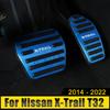 Для Nissan X-Trail X Trail Xtrail T32 T33 2014-2017 2018 2019 2020 2024 2024 2024 Автомобиль Топливо Ускоритель Тормоз Педали Крышка Колодки