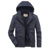 Spring and Autumn Casual Jacket Men's Thin Top Loose Large Size Versatile Windproof Solid Color Sports Jacket