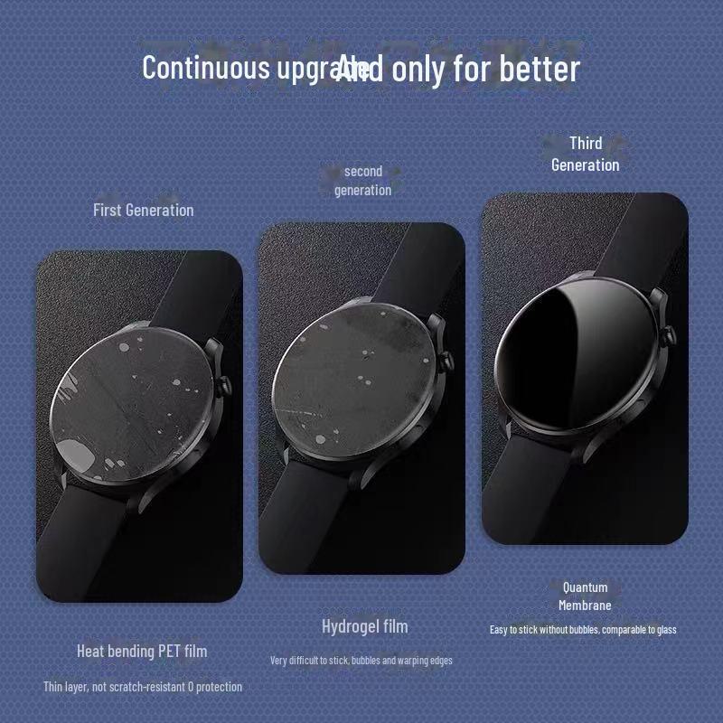 Закаленная и мягкая пленка для Huawei Watch 3/GT3/GT3 Pro/GT2/Porsche Edition