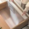 Transparent Waterproof EVA Cabinet Mat - Customizable Anti-Slip, Moisture-Resistant Liner for Drawers, Kitchen, Refrigerator, and Wardrobe Surfaces.