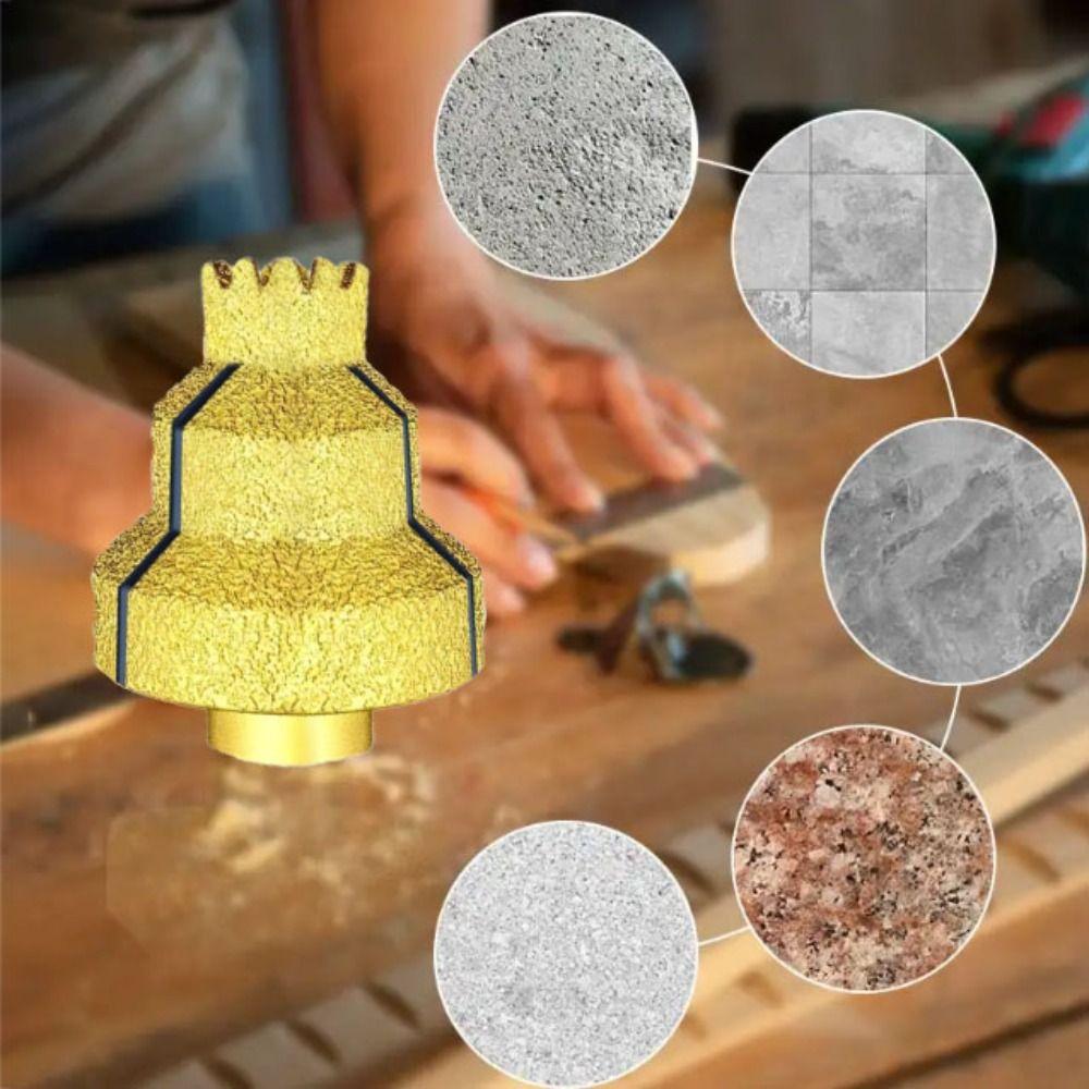 Stepped Design Milling Tile Multi Size Masonry Drilling Crowns Tile Glass Granites