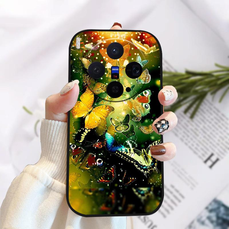 Чехол для VIVO X300 X 300 5G Ударопрочный Силиконовый Мягкий ТПУ Чехол Для VivoX300 Задняя Крышка Coque Стильная Расписная Защитная Fundas
