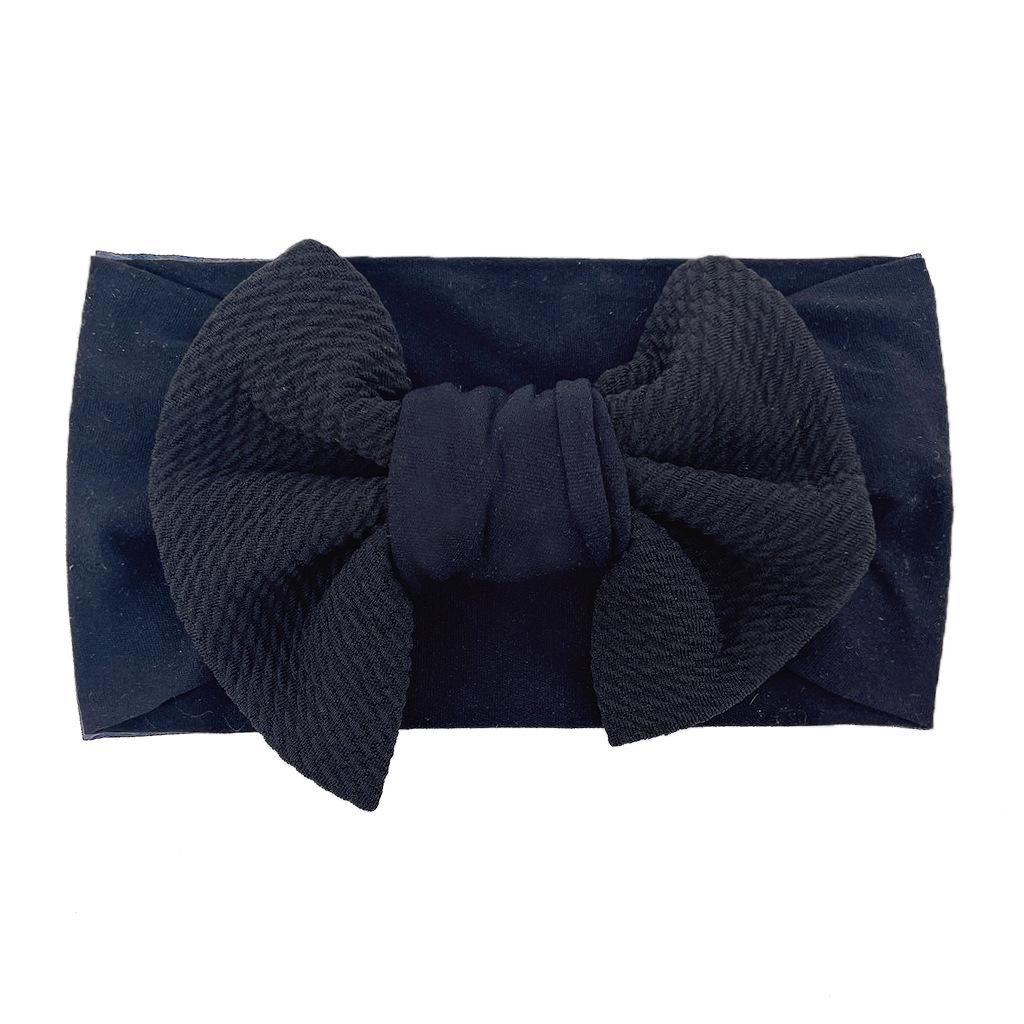 Весна 2022 Нейлоновая повязка на голову с бантом для младенцев и малышей — приятная для кожи и дышащая