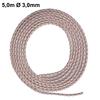 Starter rope for lawn mower pull cord 5 0 meters long with 3 0mm diameter replacement part suited for various garden machinery