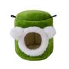 Hamster Habitat Shelter Rabbits Toy Soft Bed House for Hamster for Guinea Pigs, Gerbils Molar Toy Bed