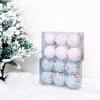 6Pcs 6cm Christmas Balls Pendant Reusable Macaron Color Hanging Balls Foam Christmas Balls  for Home