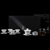 Elegant Black Chinese Gongfu Tea Set