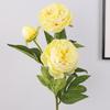 Real Touch Artificial Peony Flower Handmade Faux Peony Branch Vase Decor Fake Flower  Teacher's Day