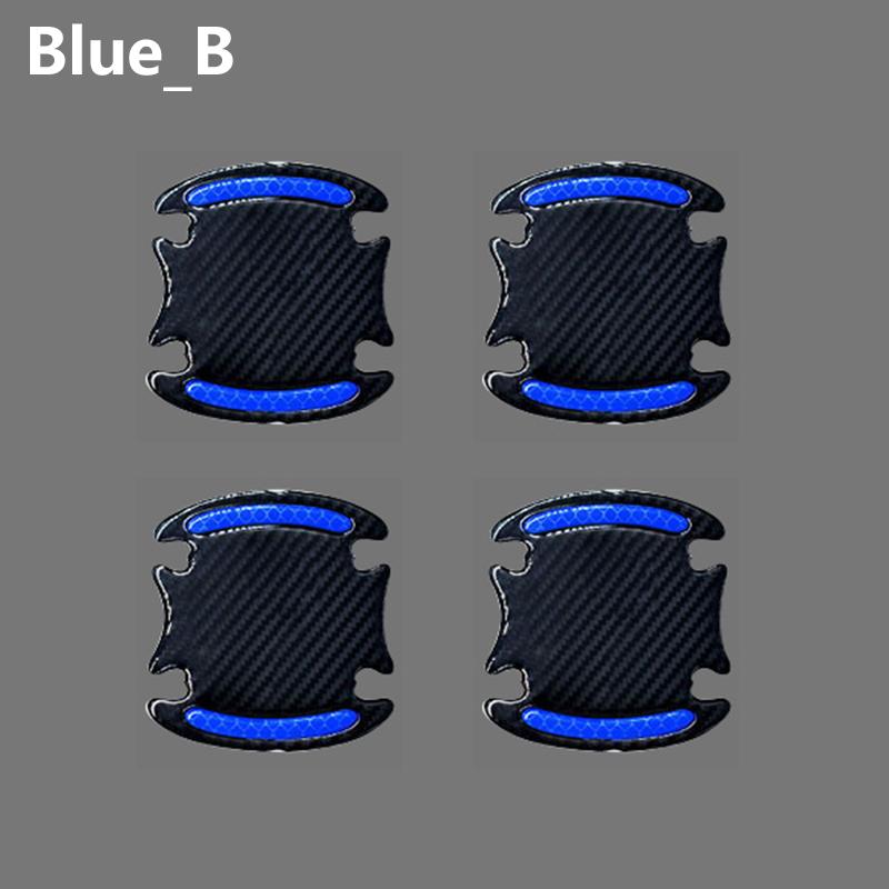 Doofoto 3D Автомобильная светоотражающая наклейка, лента, отражатель, крыло, предупреждающая полоса бампера, дверная ручка, чаша, крышка, автомобильные внешние аксессуары