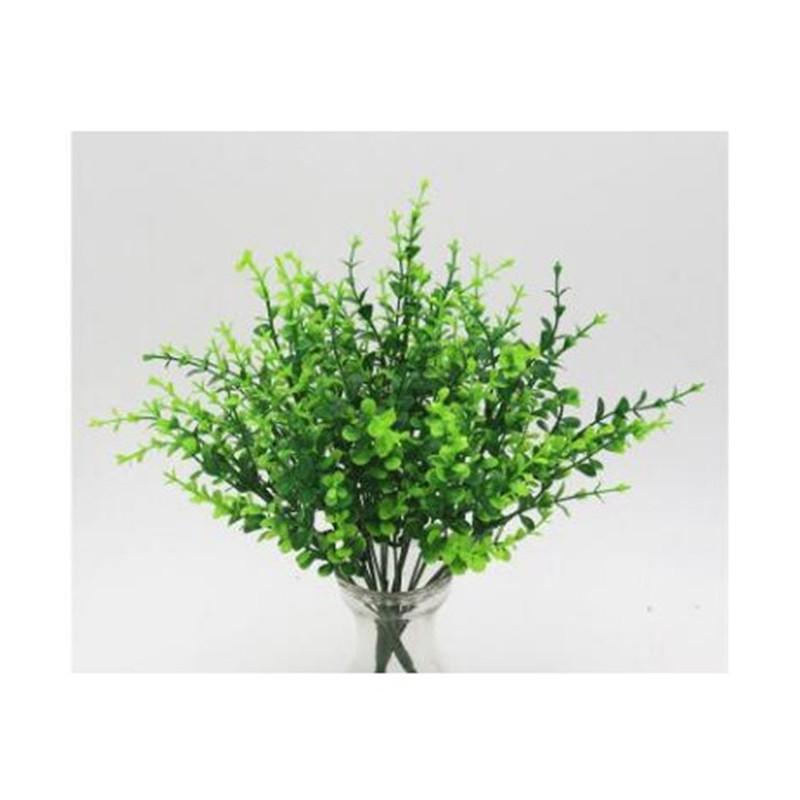 Эвкалипт Пластиковый Искусственный Зеленый Трава Цветок Растение Свадьба Украшение Дома Настольный Декор