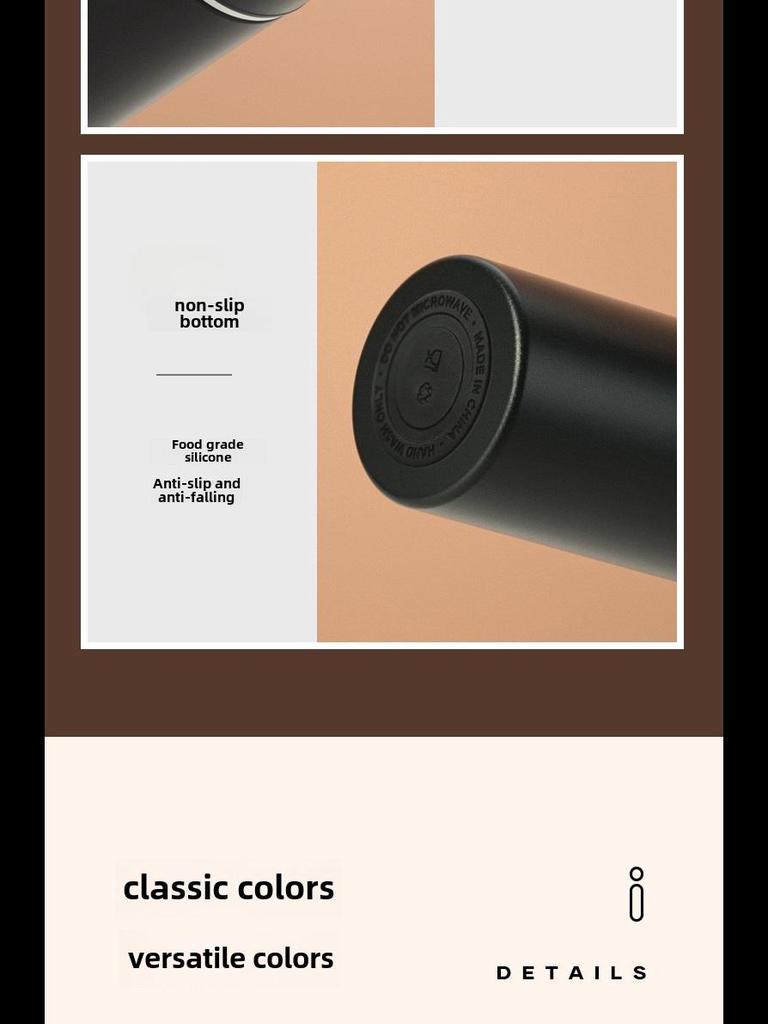 Подарочный набор из термоса из нержавеющей стали объемом 500 мл: 1 чашка и 3 крышки - индивидуальный логотип для мужского делового чая