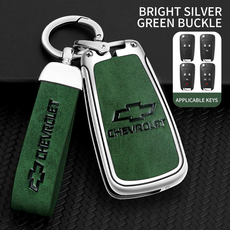 AABHO1 Alloy Car Remote Key Case Cover Shell For Chevrolet Chevy Malibu Camaro Cruze Traverse Spark Equinox Sonic Volt Bolt Accessories