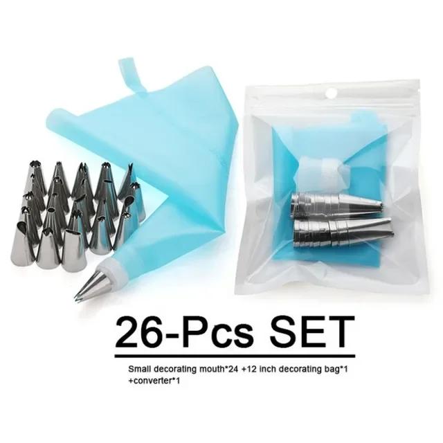 Многофункциональная насадка для торта, трубка, инструмент для украшения торта, насадка для украшения конфет, печенья, инструмент для самостоятельного изготовления с силиконовым мешком, кондитерский инструмент