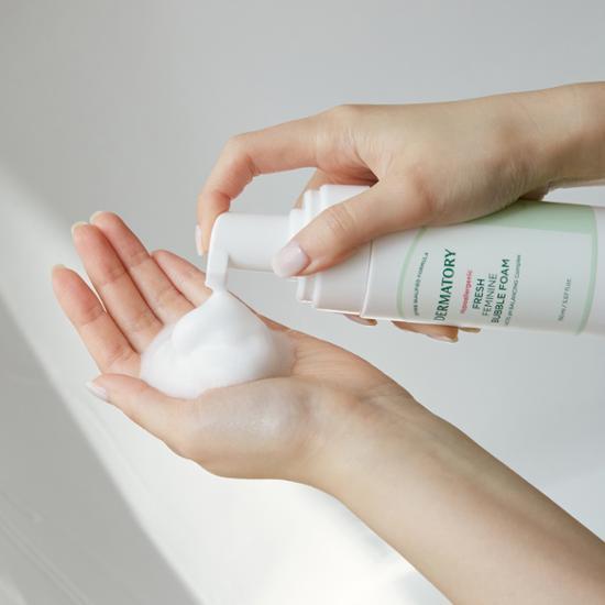 Dermatory Hypoallergenic Fresh Feminine Bubble Foam 150 мл+100 мл план розыгрыша