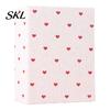 Transparent Inner Bag Photo Album Mini Printed Fabric Slip-In Album, Portable Floral Print Scrapbook with Sleeve Pages, Lightweight Cover Pocket